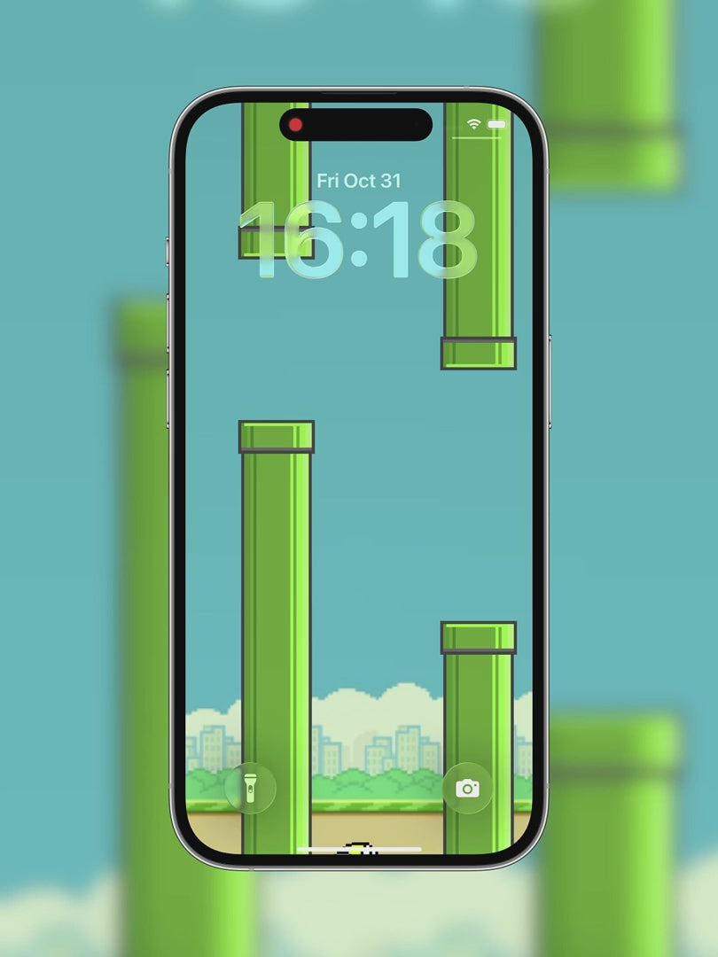 Aesthetic 4K Wallpaper for iPhone | Flappy Bird